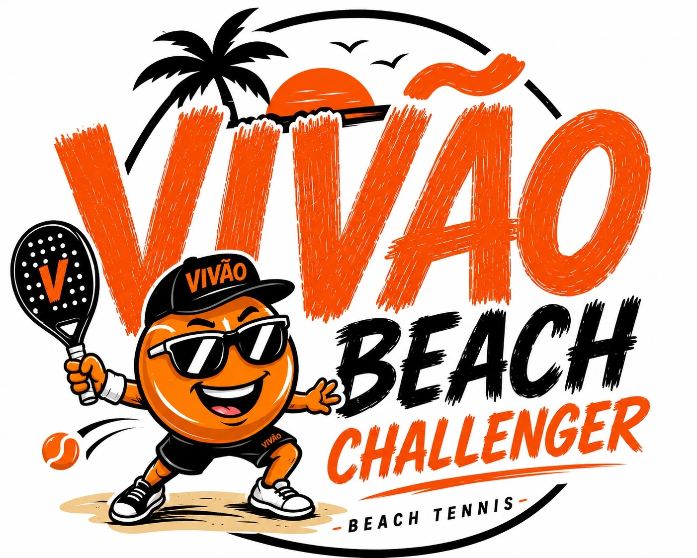 Selo oficial do Vivão Beach Challenger — Beach Tennis